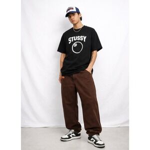 Empyre Baggy Relax Skater Pants Men 30 Brown